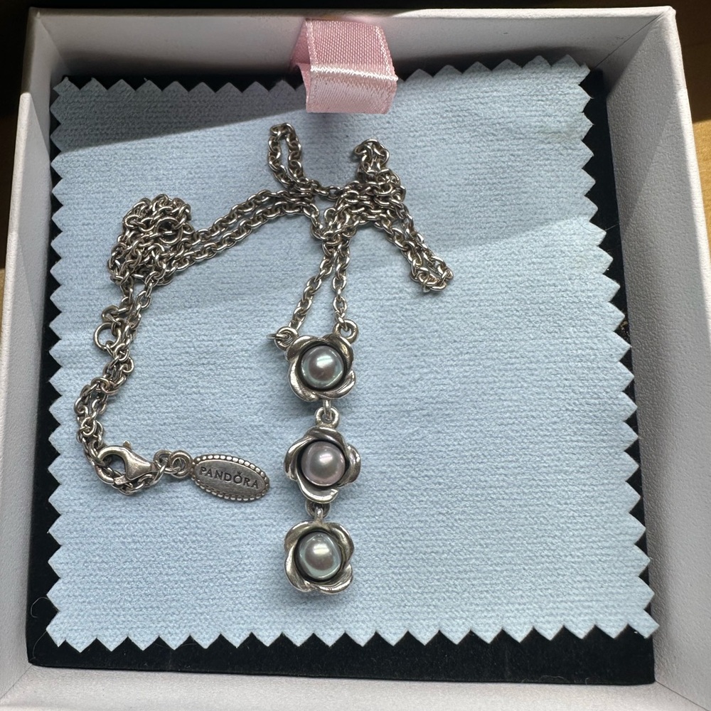 Pandora 3 wishes Necklace